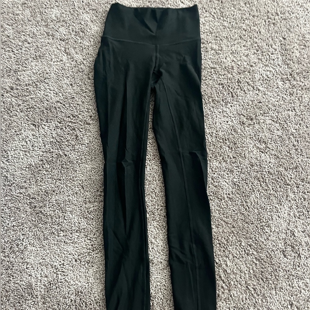Black Lululemon with textured pattern